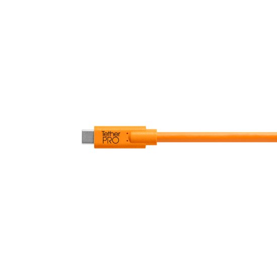Tether Tools CUC2415-ORG câble USB 4,6 m USB 2.0 USB C Mini-USB B Orange