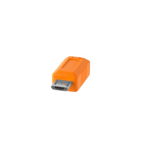 Tether Tools CUC2515-ORG câble USB 4,6 m USB 2.0 USB C Micro-USB B Orange