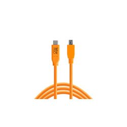 Tether Tools CUC2515-ORG câble USB 4,6 m USB 2.0 USB C Micro-USB B Orange Tether Tools CUC2515-ORG câble USB 4,6 m USB 2.0 USB C Micro-USB B Orange