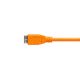 Tether Tools CUC3315-ORG câble USB 4,6 m USB 3.2 Gen 1 (3.1 Gen 1) USB A Micro-USB B Orange