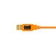 Tether Tools CU5430ORG câble USB 4,6 m USB 2.0 USB A Micro-USB B Orange