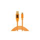 Tether Tools CU5430ORG câble USB 4,6 m USB 2.0 USB A Micro-USB B Orange