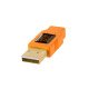 Tether Tools CU8015-ORG câble USB 4,6 m USB 2.0 USB A Mini-USB B Orange