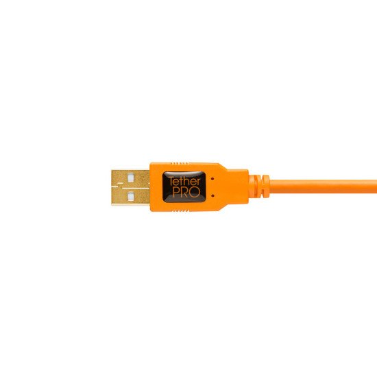 Tether Tools CU8015-ORG câble USB 4,6 m USB 2.0 USB A Mini-USB B Orange