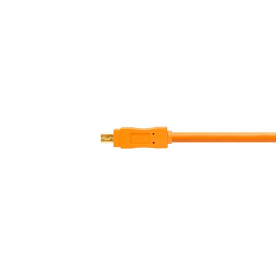 Tether Tools CU8015-ORG câble USB 4,6 m USB 2.0 USB A Mini-USB B Orange