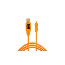 Tether Tools CU8015-ORG câble USB 4,6 m USB 2.0 USB A Mini-USB B Orange Tether Tools CU8015-ORG câble USB 4,6 m USB 2.0 USB A Mini-USB B Orange