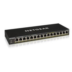 Netgear GS316PP Gigabit Ethernet (10/100/1000) Noir Connexion Ethernet, supportant l'alimentation via ce port (PoE) Netgear GS316PP Gigabit Ethernet (10/100/1000) Noir Connexion Ethernet, supportant l'alimentation via ce port (PoE)