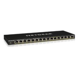 Netgear GS316P Non-géré Gigabit Ethernet (10/100/1000) Noir Connexion Ethernet, supportant l'alimentation via ce port (PoE) Netgear GS316P Non-géré Gigabit Ethernet (10/100/1000) Noir Connexion Ethernet, supportant l'alimentation via ce port (PoE)