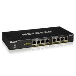 Netgear GS308PP Non-géré Gigabit Ethernet (10/100/1000) Noir Connexion Ethernet, supportant l'alimentation via ce port (PoE) Netgear GS308PP Non-géré Gigabit Ethernet (10/100/1000) Noir Connexion Ethernet, supportant l'alimentation via ce port (PoE)