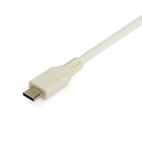 StarTech.com Adaptateur USB-C vers Ethernet Gigabit avec port USB 3.0 - Blanc