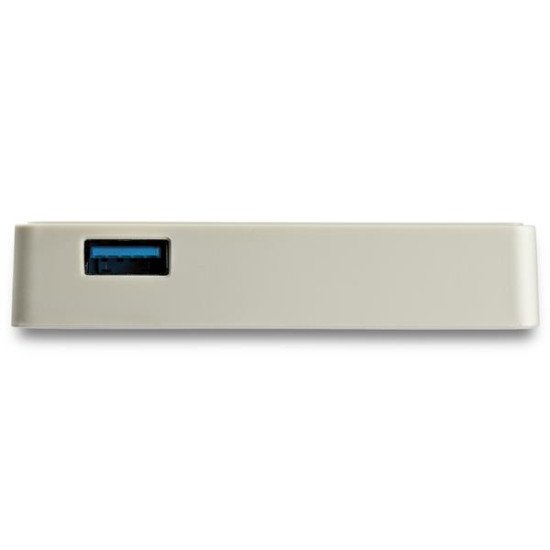 StarTech.com Adaptateur USB-C vers Ethernet Gigabit avec port USB 3.0 - Blanc