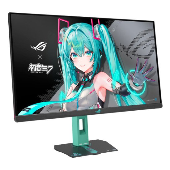 ASUS ROG Strix XG27ACMEG-G Hatsune Miku Edition écran PC 68,6 cm (27") 2560 x 1440 pixels Wide Quad HD LCD Multicolore