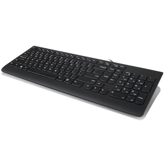 Lenovo 300 clavier Souris incluse Universel USB QWERTY Anglais américain Noir Lenovo 300 clavier Souris incluse Universel USB QWERTY Anglais américain Noir