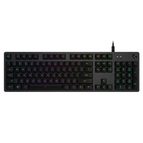 Logitech G G512 clavier USB QWERTZ Suisse Charbon Charbon