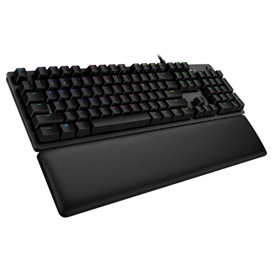 Logitech G G513 clavier USB Danois, Finlandais, Norvégien, Suédois Charbon