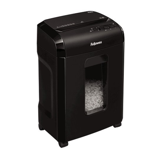 Fellowes Powershred 10M destructeur de papier Découpage par micro-broyage Noir