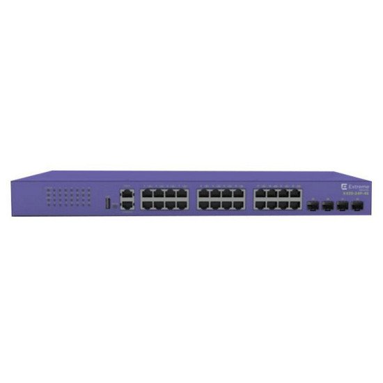 Extreme networks ExtremeSwitching X435 Géré Gigabit Ethernet (10/100/1000) Connexion Ethernet, supportant l'alimentation via ce port (PoE) Violet