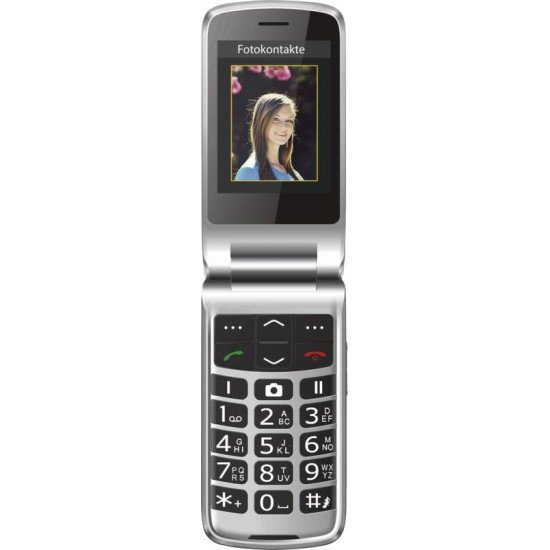 Beafon SL645 7,11 cm (2.8") 117 g Noir, Argent Appareil-photo de téléphone