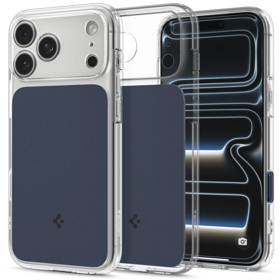 Spigen Ultra Hybrid T (MagFit) coque de protection pour téléphones portables 16 cm (6.3") Housse Transparent, Bleu
