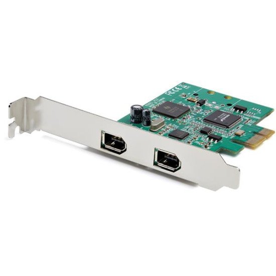 StarTech.com Carte PCI Express FireWire à 2 ports - Adaptateur PCIe FireWire 139a