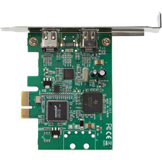 StarTech.com Carte PCI Express FireWire à 2 ports - Adaptateur PCIe FireWire 139a