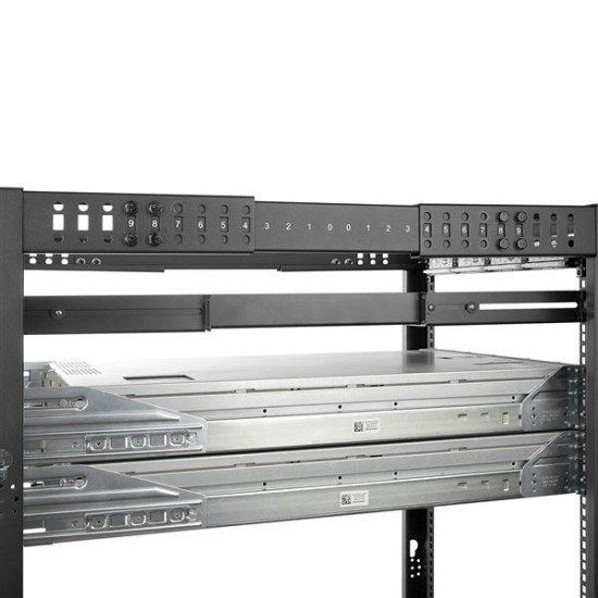 StarTech.com Rails pour rack de serveur 1U - Support de montage universel - Ajustable à 99 cm