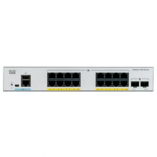 Cisco Catalyst C1000-16T-E-2G-L commutateur réseau Géré L2 Gigabit Ethernet (10/100/1000) Gris Cisco Catalyst C1000-16T-E-2G-L commutateur réseau Géré L2 Gigabit Ethernet (10/100/1000) Gris