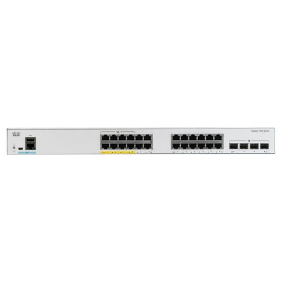 Cisco Catalyst C1000-24P-4G-L commutateur réseau Géré L2 Gigabit Ethernet (10/100/1000) Gris Connexion Ethernet, supportant l'alimentation via ce port (PoE)