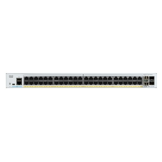 Cisco Catalyst C1000-48FP-4X-L commutateur réseau Géré L2 Gigabit Ethernet (10/100/1000) Gris Connexion Ethernet, supportant l'alimentation via ce port (PoE)