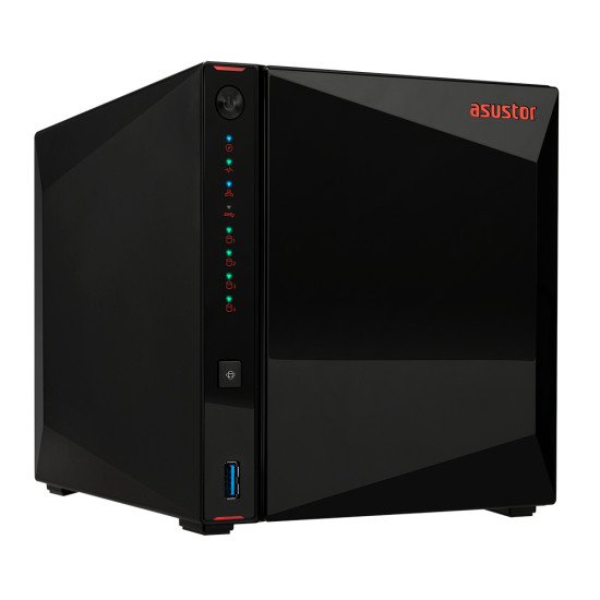 Asustor Nimbustor 4 AS5304T NAS Bureau Intel® Celeron® J4105 4 Go DDR4 0 To ADM Noir Asustor Nimbustor 4 AS5304T NAS Bureau Intel® Celeron® J4105 4 Go DDR4 0 To ADM Noir