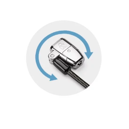 Kensington ClickSafe 2.0 Universal Keyed Laptop Lock câble antivol Noir 1,8 m
