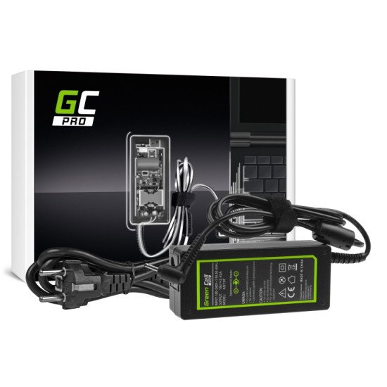 Green Cell AD73P CHARGEUR PC PORTABLE 65 W Noir
