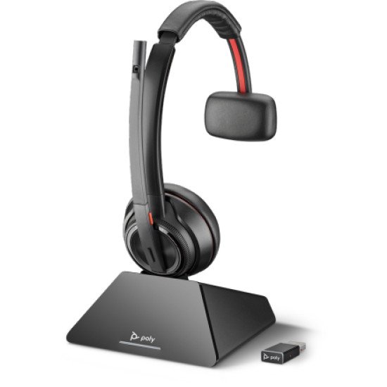 POLY Savi 8210 UC Casque À la main Noir