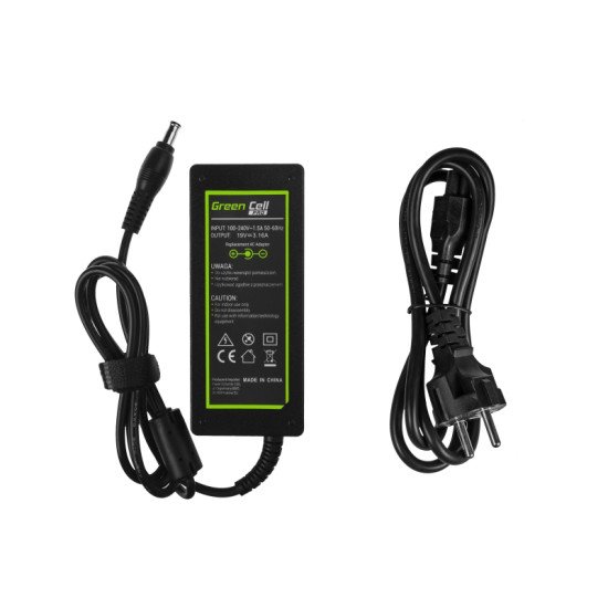 Green Cell AD20P adaptateur de puissance & onduleur Intérieure 60 W Noir