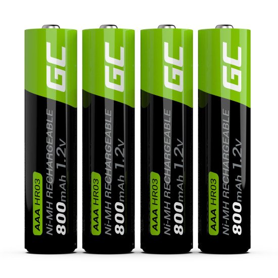 Green Cell GR04 pile domestique Batterie rechargeable AAA Hybrides nickel-métal (NiMH)