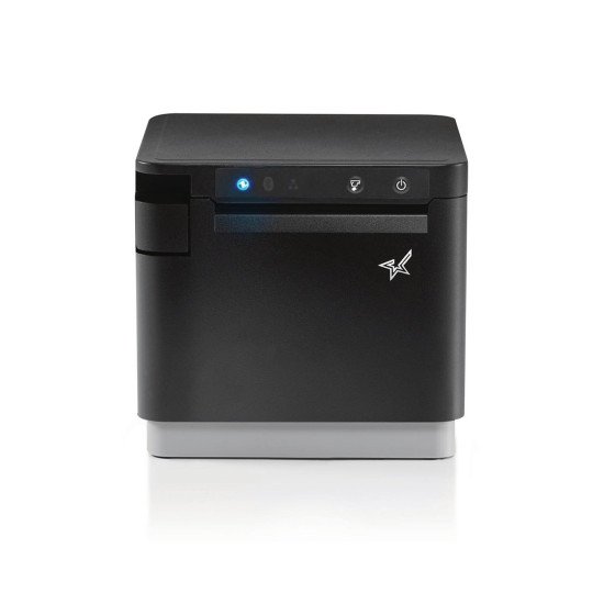 Star Micronics mC-Print3, Thermal, 3in, Cutter, Ethernet (LAN), USB, CloudPRNT, Black, EU & UK, PS60C Power Supply included Avec fil &sans fil Thermique directe Imprimantes POS