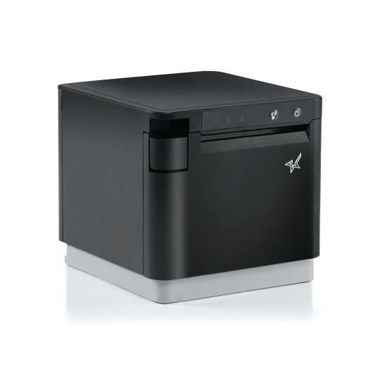 Star Micronics mC-Print3, Thermal, 3in, Cutter, Ethernet (LAN), USB, CloudPRNT, Black, EU & UK, PS60C Power Supply included Avec fil &sans fil Thermique directe Imprimantes POS