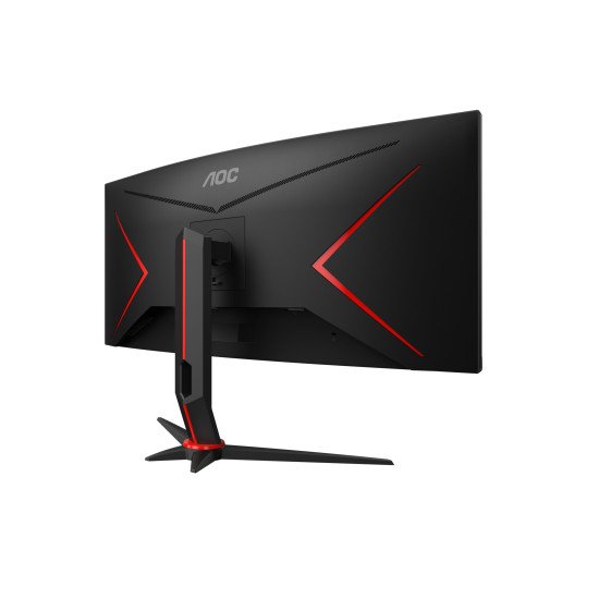 AOC Gaming CU34G2/BK LED écran PC 86,4 cm (34") 3440 x 1440 pixels WQHD Noir, Rouge AOC Gaming CU34G2/BK LED écran PC 86,4 cm (34") 3440 x 1440 pixels WQHD Noir, Rouge