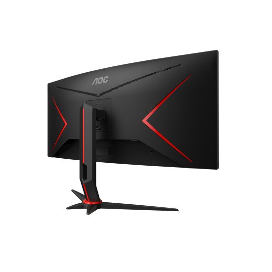 AOC Gaming CU34G2/BK LED écran PC 86,4 cm (34") 3440 x 1440 pixels WQHD Noir, Rouge AOC Gaming CU34G2/BK LED écran PC 86,4 cm (34") 3440 x 1440 pixels WQHD Noir, Rouge