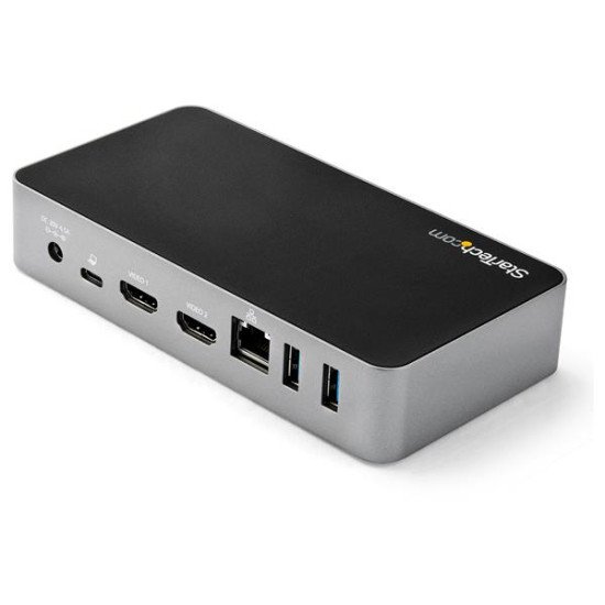 StarTech.com Station d'accueil USB Type-C à double affichage HDMI avec 60W Power Delivery
