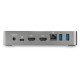 StarTech.com Station d'accueil USB Type-C à double affichage HDMI avec 60W Power Delivery