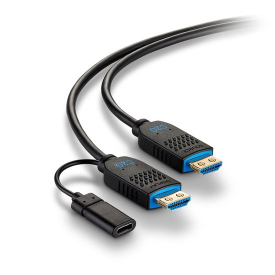 C2G 7,6 m Câble optique actif (AOC) série Performance HDMI® haut débit 4K 60 Hz - Certifié plénum