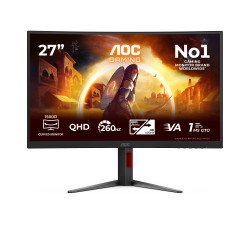 AOC G4 Gaming écran PC 68,6 cm (27") 2560 x 1440 pixels Quad HD LED Noir, Rouge