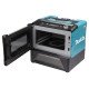 Makita MW001G Noir, Vert Micro-onde simple Comptoir 8 L 500 W Makita MW001G Noir, Vert Micro-onde simple Comptoir 8 L 500 W
