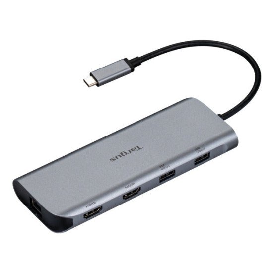 Targus DOCK427GL station d'accueil Avec fil USB 3.2 Gen 2 (3.1 Gen 2) Type-C Gris