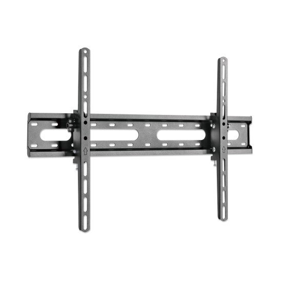 Manhattan Support mural pour TV/moniteurs (inclinable), écrans 37"–65", Compatibilité VESA : de 200x200 à 600x400 mm (vérifiez les dimensions des quatre trous de fixation à l'arrière), charge max. 45 kg, noir