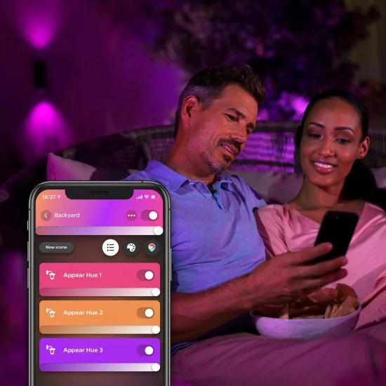 Philips Hue White and Color ambiance Applique murale extérieure Appear Philips Hue White and Color ambiance Applique murale extérieure Appear