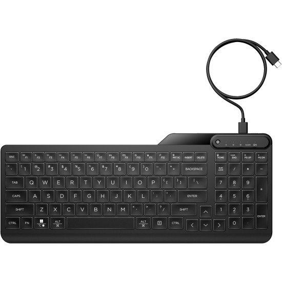 HP Clavier filaire rétroéclairé multi-appareil 405 HP Clavier filaire rétroéclairé multi-appareil 405
