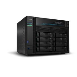 Asustor AS6508T NAS Tower Intel Atom® C3538 8 Go DDR4 0 To ADM Noir