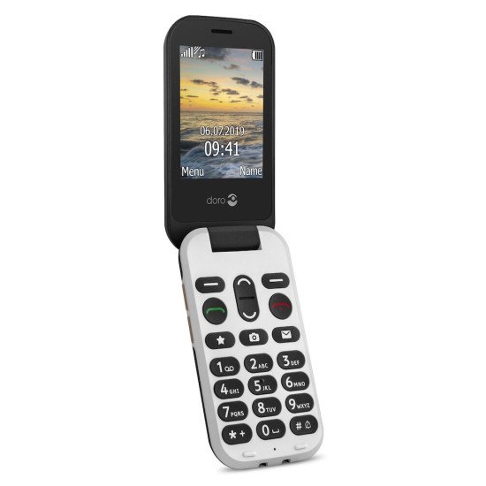 Doro 6060 124 g Noir, Blanc Téléphone numérique